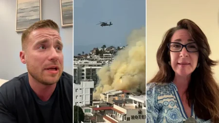 Tourists trapped in Puerto Vallarta recount cartel retaliation after ‘El Mencho’ killed