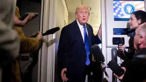 Trump says ‘this is a Democrat shutdown’ as he touts low inflation, falling murder rate