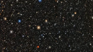 A rare star in a tiny galaxy preserves a record of the early universe