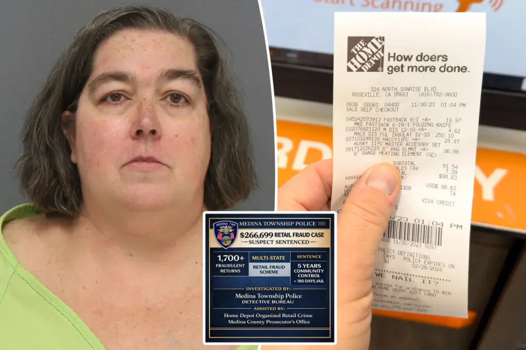 Fraudster racked up a shocking $266K in fake Home Depot returns before getting caught — here’s how she did it: police