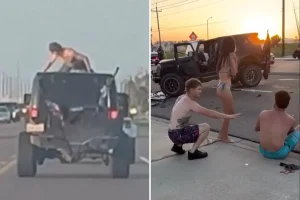 Half-naked twerking Texas spring breaker hurled from Jeep in viral video has died