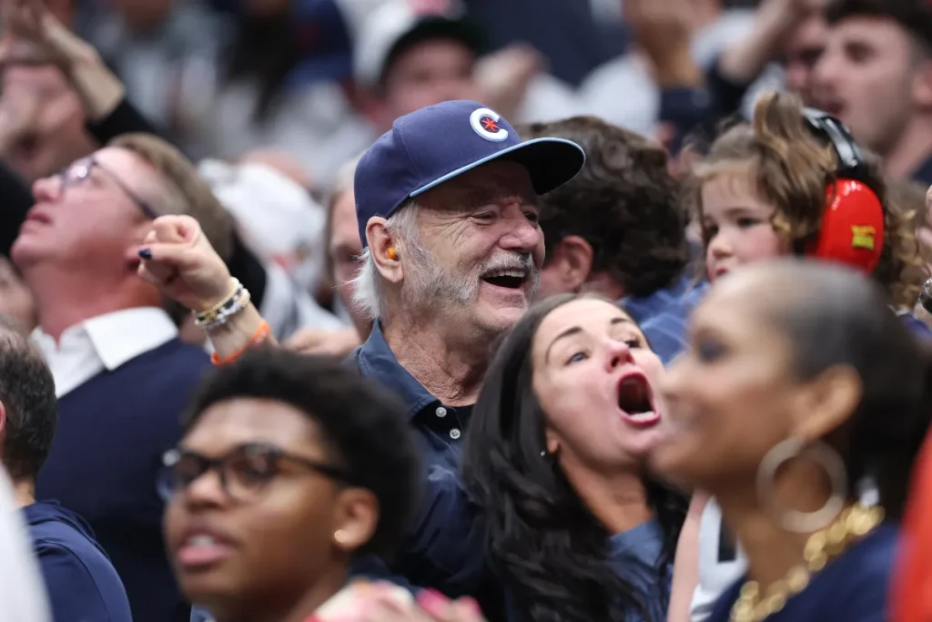 Bill Murray Goes Wild During UConn’s Historic Comeback over Duke