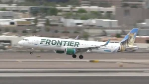Passenger bomb threat triggers police response and evacuation on Frontier flight under investigation
