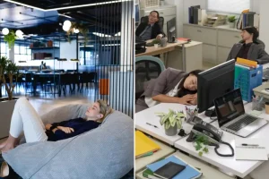 Gen Z employees can’t bear the 9-5 grind — so they’re using lunch breaks to nap or ‘crash out’ in bizarre places throughout NYC