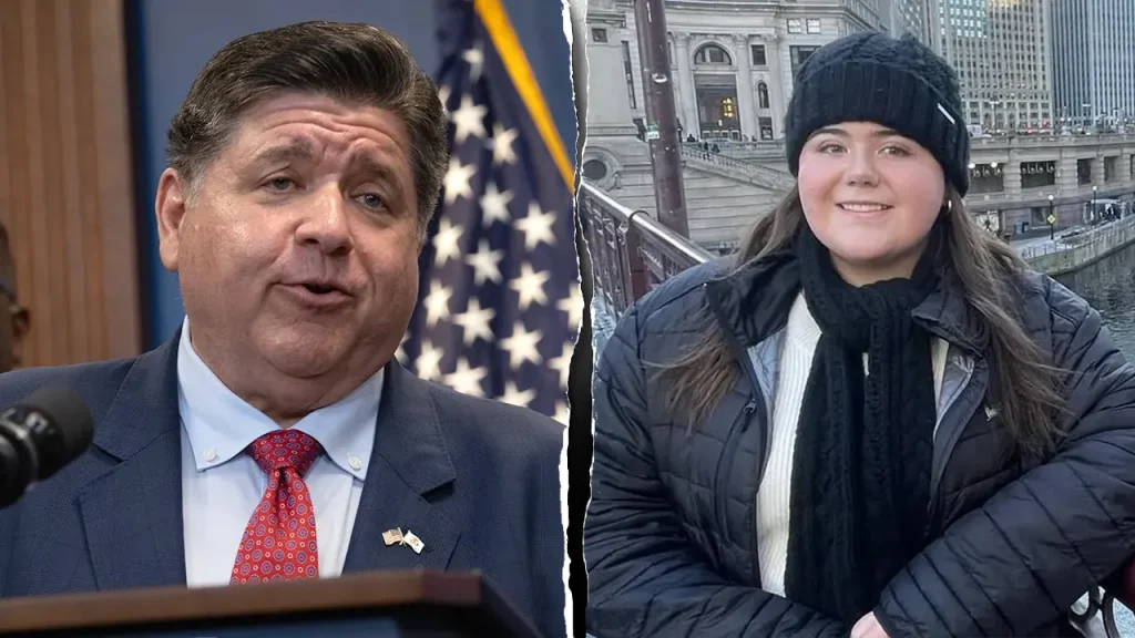 Illinois Gov Pritzker admits ‘real failures’ as slain Chicago student’s hometown pays tribute in lights