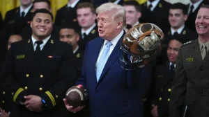 American Conference Commissioner Tim Pernetti thanks Trump for Army-Navy game executive order