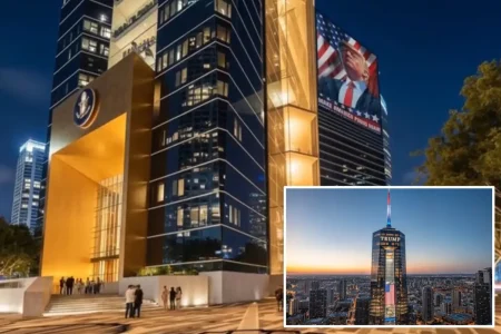 Trump unveils renderings for soaring Miami skyscraper that will serve as his presidential library