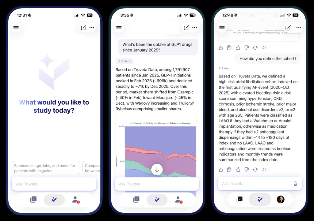 Truveta launches AI research tool to get quick insights from big database of U.S. clinical data