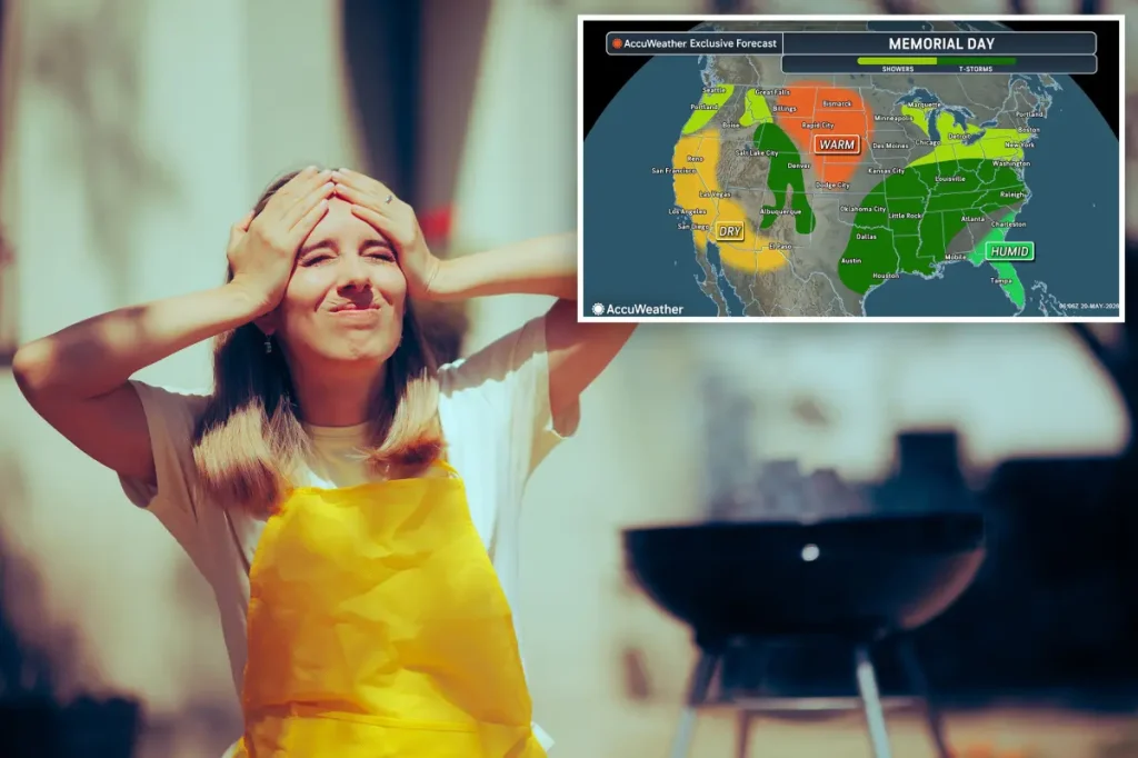 Memorial Day weekend will be wet and cold, spoiling cookout plans: ‘Damp, gloomy and chilly holiday’