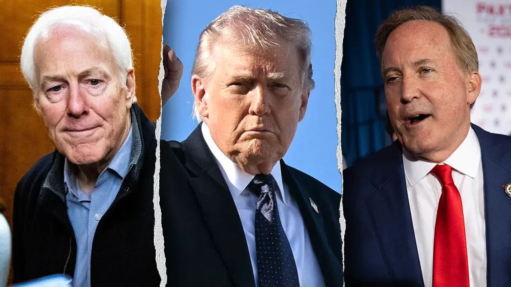 Trump flexes MAGA muscle in Texas Senate runoff clash between Cornyn and Paxton