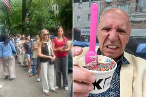 New Yorkers are lining up for hours for viral Dot Cakes and they’re ‘unspeakably awful’