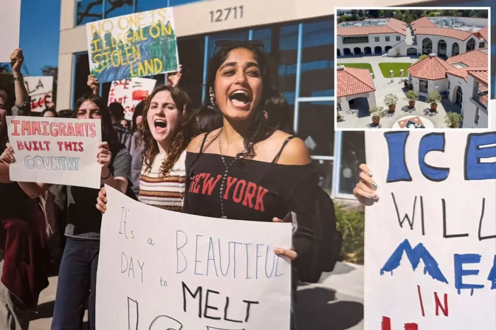 Exclusive | Elite LA school celebrates anti-ICE student walkout in yearbook spread