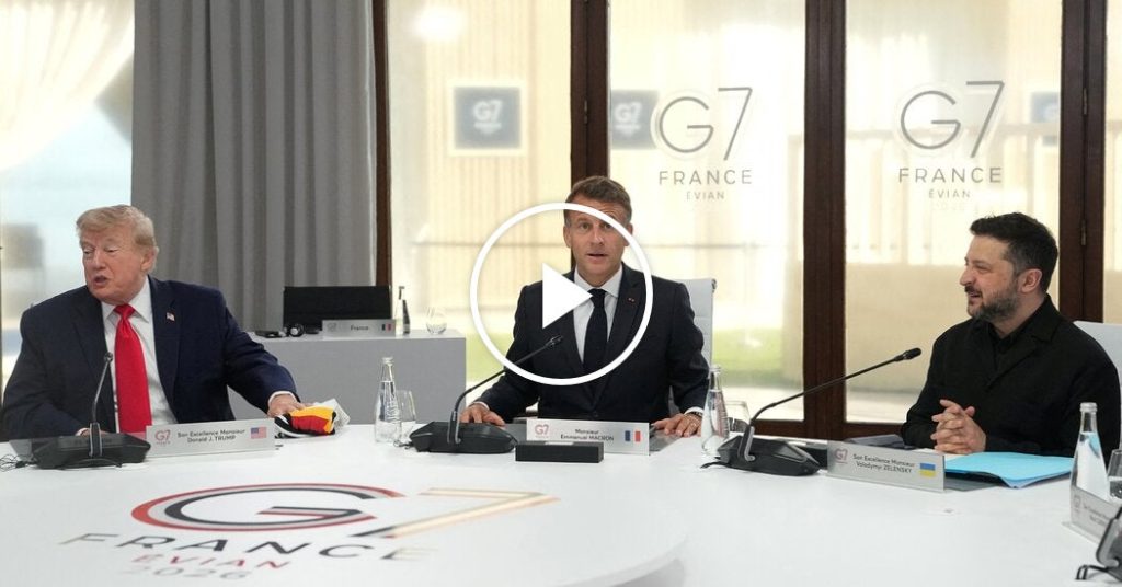 Trump Receives German Soccer Jersey at G7 Summit