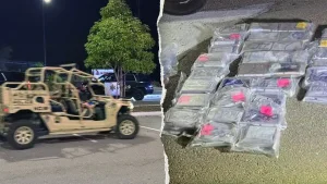 Two suspects arrested after crashing through Camp Pendleton gate with 112 pounds of cocaine and fentanyl