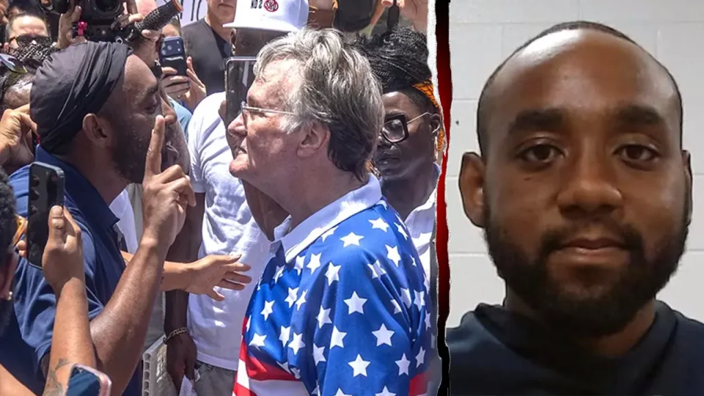 Man in viral Karmelo Anthony courthouse confrontation arrested at murder trial