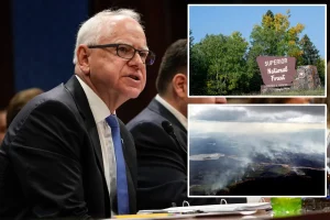Tim Walz mobilizes National Guard to battle wildfires in Minnesota
