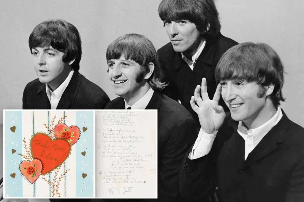 John Lennon’s handwritten Beatles lyrics, iconic movie props sell for over $14M at auction