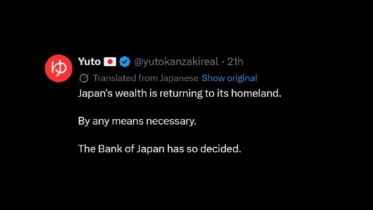 rewrite this title into a single title (don’t suggest multiple titles, just choose one, and don’t add “ to the title): ‘Japan’s Wealth Is Returning’: Anonymous BOJ Insider Sparks Panic Over Looming Carry Trade Unwind