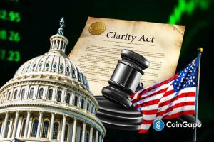 rewrite this title into a single title (don’t suggest multiple titles, just choose one, and don’t add “ to the title): $13T Charles Schwab Finally Backs CLARITY Act As Time Crunch Hits Ahead August Deadline