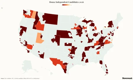 Independents Surge: Maps Show Where Candidates Are Rejecting Both Parties