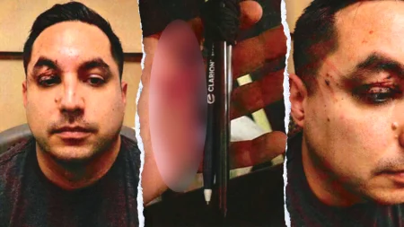 Mexican national made knife from pens, tried stabbing passenger in the brain on Vegas-bound flight, DOJ says