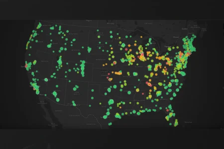 Map Shows July 4 Firework Conditions Across US
