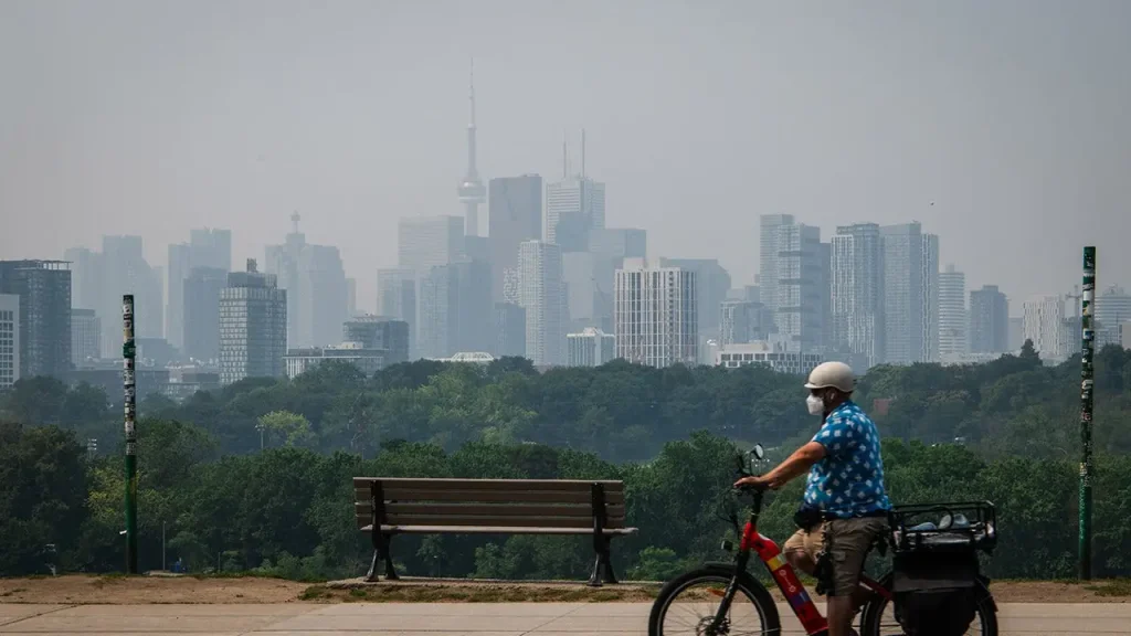 Air quality concerns from Canadian wildfires force rescheduling of two professional sports games