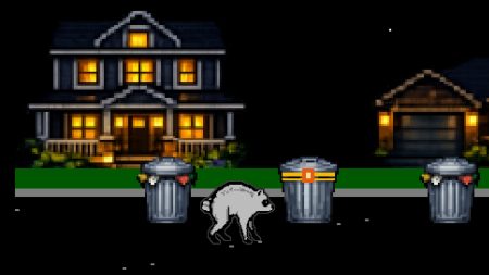8-bit ‘Jimothy’: Viral sensation raids trash cans, eludes paparazzi in Seattle creator’s video game