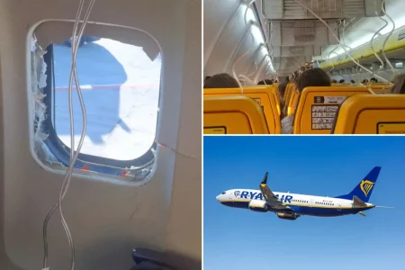 Can you get sucked out of an airplane window? Aviation expert reveals who could be at fault in shocking Ryanair incident