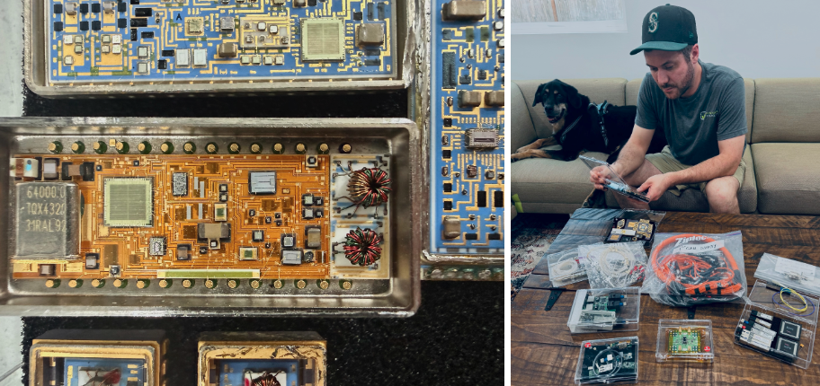 Recycler rescues mysterious trove of rare aerospace hardware, and sets out to discover its past