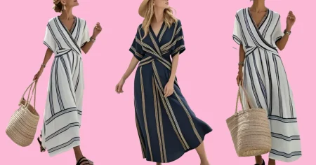 This Boutique-Worthy Wrap Dress Screams Rich Mom Vacationing in Greece — for Only $27