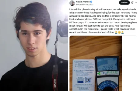 Exclusive | Jew-hating Cornell student kicked out of parents’ home claims 5G tower scrambling his brain