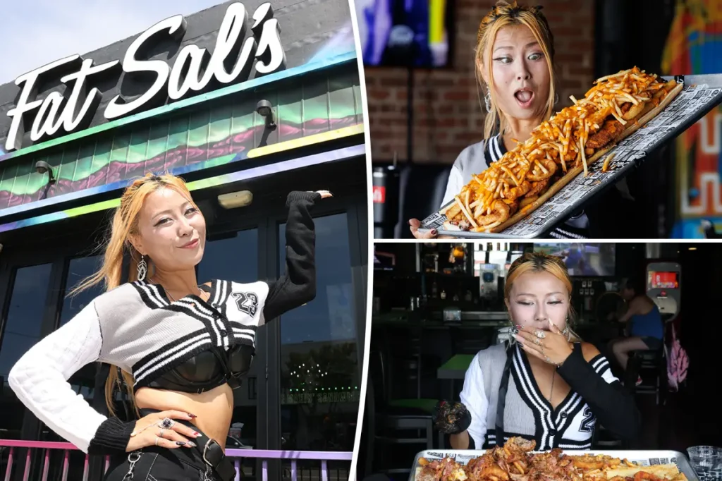 LA’s top competitive eater tries Fat Sal’s $100, gigantic 30-inch sub