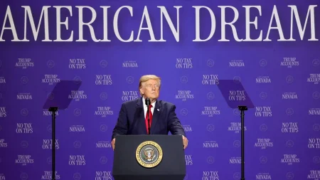 Trump blasts Democratic socialist candidate as ‘full of s—‘ and Dems are skipping socialism ‘for communism’