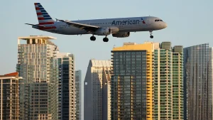 American Airlines flight lands safely after laptop battery catches fire on board; passenger injured