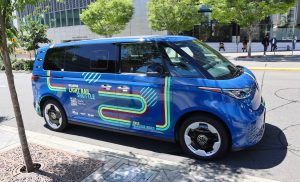 Off the train, into a VW bus: Amazon helps fund free shuttle service for Bellevue light rail riders
