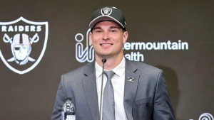Raiders’ Fernando Mendoza once again goes viral during an interview for hilarious Joe Buck greeting