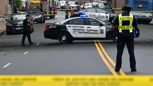 Connecticut police officers shot, suspect killed after attempted arrest sparks hectic chase