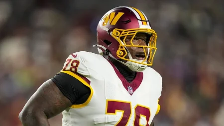 Commanders offense takes major hit as star offensive tackle suffers major training camp injury