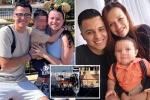 Heartbreaking photos show mom who died alongside infant in NYC boat crash as GoFundMe launched in support of husband