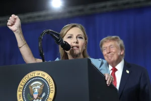 Trump fires back after protester interrupts Myrtle Beach rally for Graham: ‘Mom is voting for us’