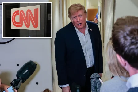 CNN left off Air Force One for Trump’s trip to Tennessee as White House installs new media restriction