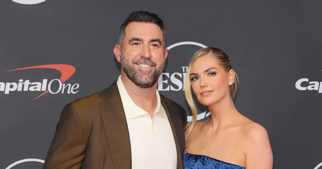 MLB Icon Justin Verlander and Kate Upton Enjoy Rare Family Outing for His Tigers Career Celebration