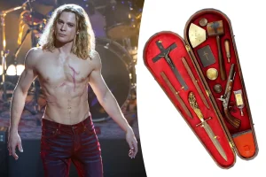Vintage vampire hunting kit sparks bidding frenzy — includes bones and bloody stains