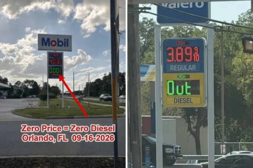 Some Gas Stations ‘Out of Diesel’ as Prices Surge