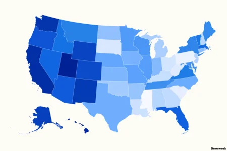 States With the Highest Student Debt As Federal Loan Deadline Looms: Map