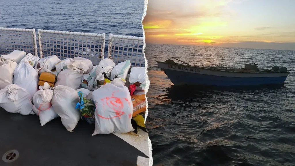 Coast Guard recovers 47 bales of suspected marijuana worth $2.4M after intercepting go-fast vessel