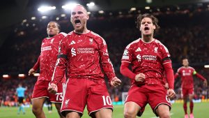 Mac Allister Scores Long-Range Screamer To Give Liverpool Win vs. Atletico Madrid