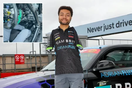 World’s only armless racing driver has a need for speed — and a dream of Le Mans