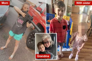 Boy, 6, heroically protected younger sister during psycho mom’s stabbing rampage: grandmother